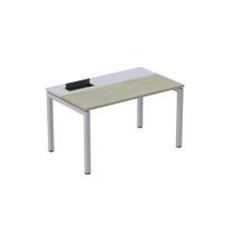 Plataforma de Trabalho 1 Pessoa 140x79,2 cm Pé Aço com Calha e Caixa de Tomada