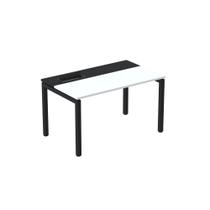 Plataforma de Trabalho 1 Pessoa 140x79,2 cm Pé Aço com Calha e Caixa de Tomada