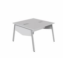 Plataforma de Trabalho para 2 Pessoas com Caixas de Tomadas 150cm Industrial Executive Cinza Plataforma de Trabalho para 2 Pessoas com Caixas de Tomadas 150cm Industrial Executive Cinza