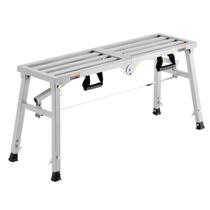 Plataforma de trabalho VEVOR 39x12cm Escada dobrável de aço 180kg