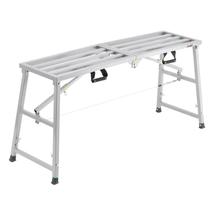 Plataforma de trabalho VEVOR 55x15cm Escada dobrável de aço 360kg