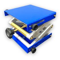 Plataforma Elevatória Tipo Jack em Latão e Alumínio e Pintura Epóxi 20x20x35cm - Metalic 069-5