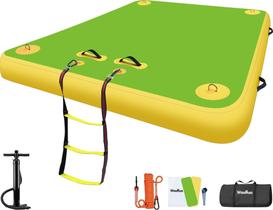 Plataforma Flutuante Wauffua para Lago com Escada e Bolsa Plataforma Flutuante Wauffua para Lago com Escada e Bolsa