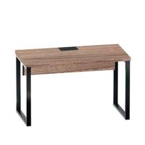 Plataforma Frontal Tubolar PE 40 Pandin 1,21 M Walnut e Preto