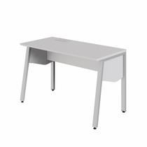 Plataforma Individual Trabalho Escritório com Caixa de Tomadas F5 Office 150cm Industrial Cinza