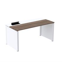 Plataforma Simples 110x792 Pscpp110/792/ 1 Pessoa 110cm Industrial Walnut E Branco