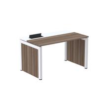 Plataforma Simples 110x792 Pscpp110/792/1 Pessoa Walnut/Branco - Pandin Móveis