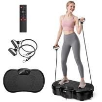Plataforma Vibratória HTM com capacidade de 136 kg, 120 velocidades e 9 modos