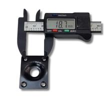 Plate Jack Guitarra Baixo Retangular Metal Preto Ronsani Plate Jack Guitarra Baixo Retangular Metal Preto Ronsani