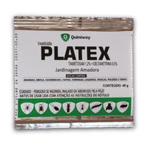 Platex inseticida sache 40gr contra aranhas, brocas, cochonilhas e cupins quimiway