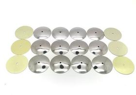 Platinelas Inox Pandeiro 6 Pares Abafador Ta 720 Torelli