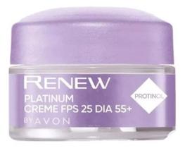 Platinum Dia Renew Creme Facial Avon 15g Diminui Linhas de Expressão Profundas e Hidratra 48h