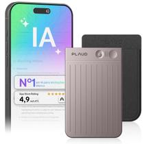 Plaud Note Gravador de voz IA 64GB com capa, controle de aplicativo, transcrição e resumo com tecnologia de IA, suporte 112 idiomas