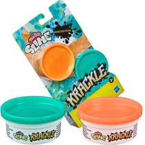 Play-Doh 2 Potes Slime Krackle com Texturas - Hasbro E8811