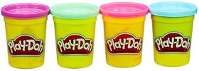 Play-doh 4 Potes De Massinha Sortidos Hasbro B5517 Original