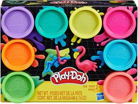 Play doh 8 potes pack neon - hasbro