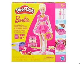 Play-doh barbie babados e laços