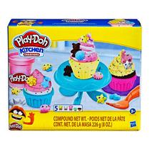 Play-Doh Massinha de Modelar Kitchen Creations Cupcakes Coloridos - E7253 F2929 - Hasbro