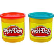 Play-Doh Potes Vermelho e Azul - Hasbro 23656