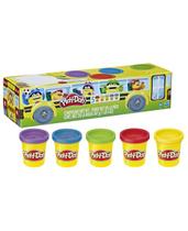 Play Doh School Bus - Kit Com 5 Potes Sortidos de Massinha