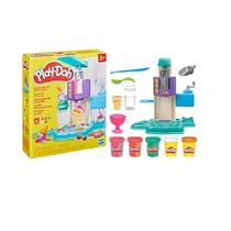 Play Doh Sorveteria Colorida conjunto com 5 potes de massinha