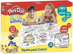 Play Doh Tapete para colorir com Giz de Cera - Fun