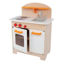 Play Kitchen Hape Gourmet Kitchen Wooden Orange para crianças Play Kitchen Hape Gourmet Kitchen Wooden Orange para crianças