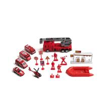 Play Machine Bombeiro Resgate Vermelho Multikids - BR969