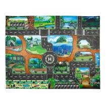 Play Mat Kids Dinosaur World Parking Map Game Scene 130x100c Play Mat Kids Dinosaur World Parking Map Game Scene 130x100c