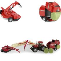 Play Set Miniatura Agrícola Trator Case IH 44078 1/64 ERTL Metal
