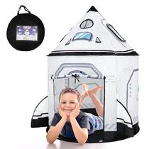 Play Tent TIKTENT Rocket Ship Space Kids em ambientes internos/externos Play Tent TIKTENT Rocket Ship Space Kids em ambientes internos/externos