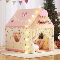 Play Tent Tmsluody Princess Indoor com luzes para crianças rosa