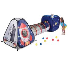 Play Tent UTEX Space Astronaut com túneis para crianças em ambientes internos/externos