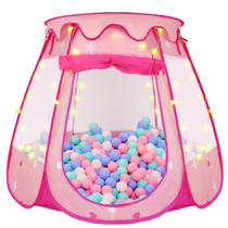 Play Tent ZUOSEN Princess com piscina de bolas para crianças de 1 a 3 anos com bolsa