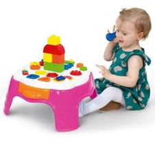 Play Time Mesa Atividades Rosa - Cotiplás 2049