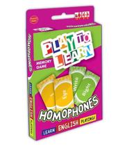 Play To Learn - Homophones Play To Learn - Homophones