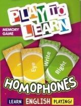 Play to learn - homophones
