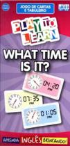Play to learn - jogo de cartas e tabuleiro - what time is it