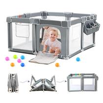 Playard CAPAKIDS dobrável 150x180 cm com tapete portátil Playard CAPAKIDS dobrável 150x180 cm com tapete portátil