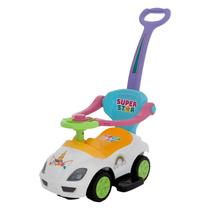 Playduo carrinho andador de passeio mega car unicornio