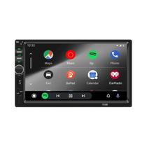 Player MP5 De 7 Polegadas Com Tela Touch HD 1 DIN, Rádio FM Para Carro, Carplay, Android Auto,