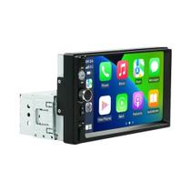 Player Multimídia Para Carro Com Tela Touch HD De 7 Polegadas, CarPlay, Android Auto, Navegação,
