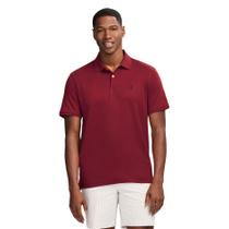 Playera tipo Polo IZOD de Manga Corta para Hombre en Vino Terciopelo