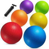 Playground Balls Bedwina de 10 polegadas (pacote com 6) com bomba manual