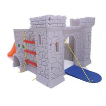 Playground Castelo Medieval Xalingo c/ Escorregador Infantil