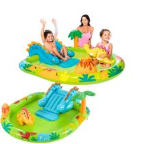 Playground Dinossauro Piscina Inflável Diversão 143L Intex