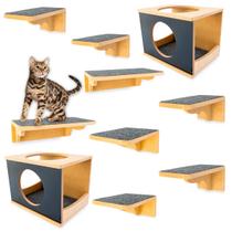 Playground Gato 10pçs Super Resistente Enviado Montado Suporta 25kg