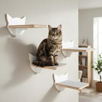 Playground Gato 4pçs com Carpete Antiderrapante Resistente