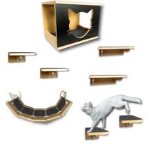 Playground Gato 8pcs Resistente Enviado Já Montado Produto Parafusado