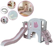 Playground Infantil 5x1 Plástico Escorregador Ponte Cesta Multifuncional Brinqway Bw466 Playground Infantil 5x1 Plástico Escorregador Ponte Cesta Multifuncional Brinqway Bw466